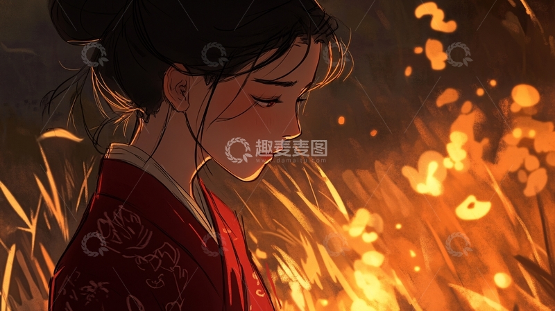 高清大图下载【趣麦麦图】-古风女子