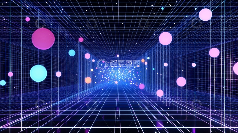 高清大图下载【趣麦麦图】炫彩粒子通道