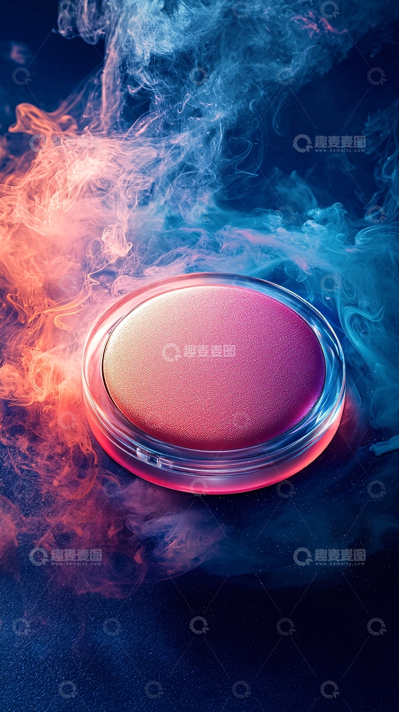 高清大图下载【趣麦麦图】梦幻彩色烟雾背景