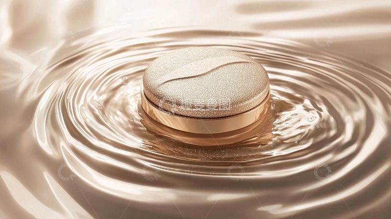 高清大图下载【趣麦麦图】水面上的金色粉饼