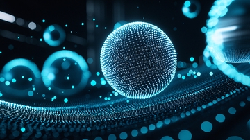 蓝色科技感球体