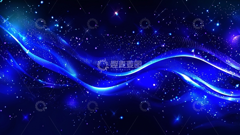高清大图下载【趣麦麦图】蓝色星河