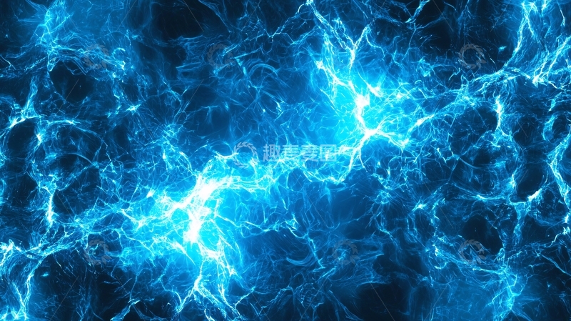 高清大图下载【趣麦麦图】蓝色能量