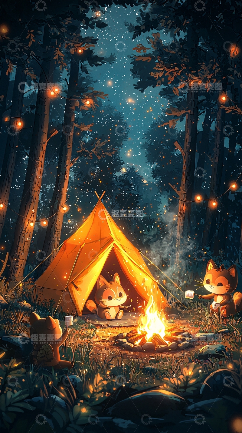 高清大图下载【趣麦麦图】森林中