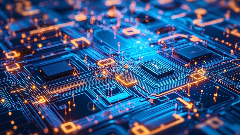 高清大图下载【趣麦麦图】高清电路板特写