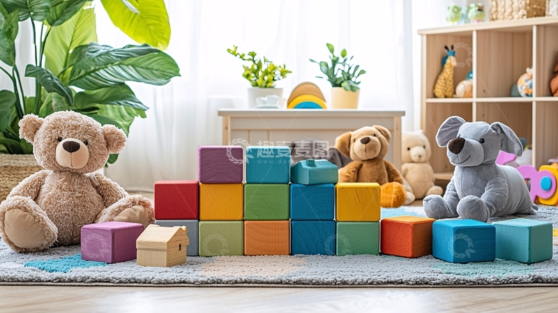 高清大图下载【趣麦麦图】儿童房玩具