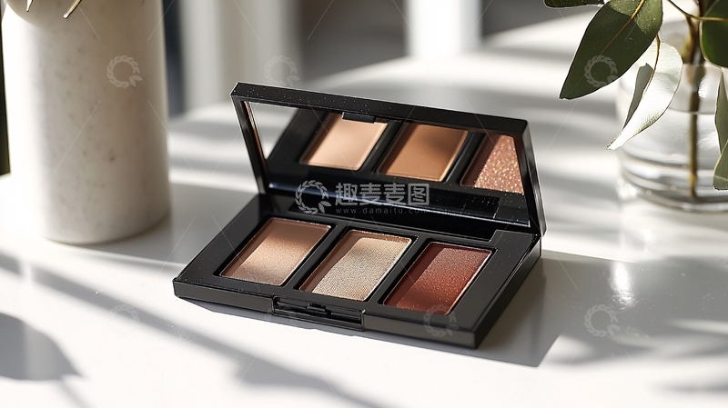 高清大图下载【趣麦麦图】四格眼影盘