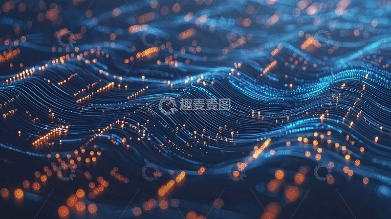 高清大图下载【趣麦麦图】抽象数据流