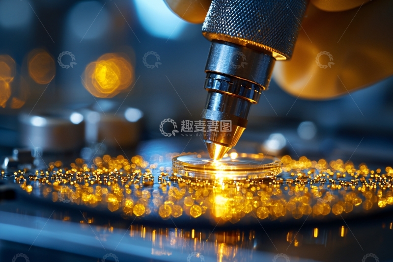 高清大图下载【趣麦麦图】精密电子焊接特写