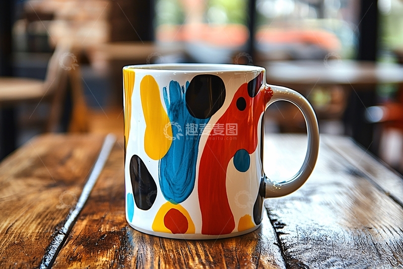 高清大图下载【趣麦麦图】彩绘马克杯