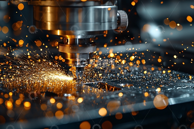 高清大图下载【趣麦麦图】精密数控机床加工