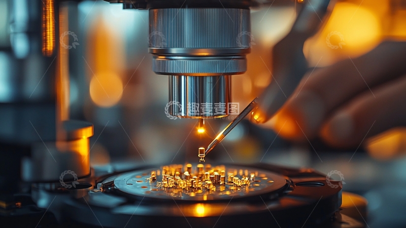 高清大图下载【趣麦麦图】显微镜下的微小样本