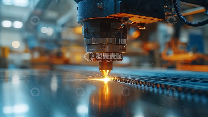 高清大图下载【趣麦麦图】激光切割金属