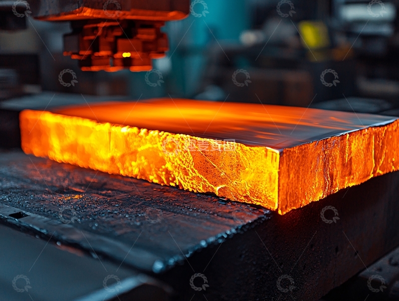 高清大图下载【趣麦麦图】高温金属锻压