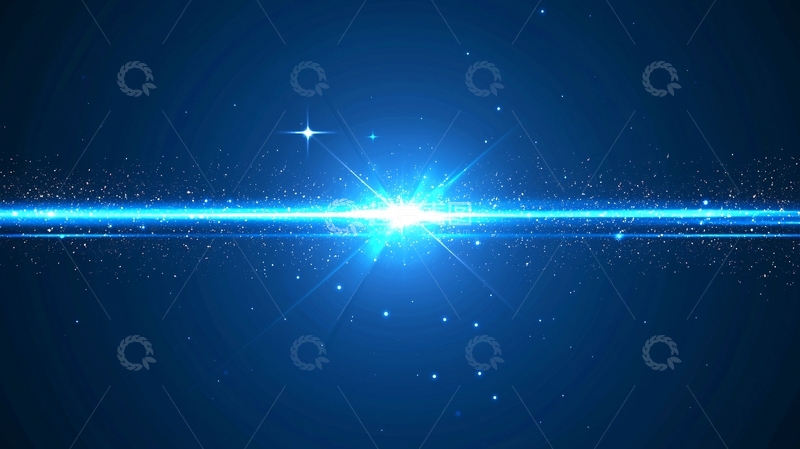 高清大图下载【趣麦麦图】蓝色宇宙光线