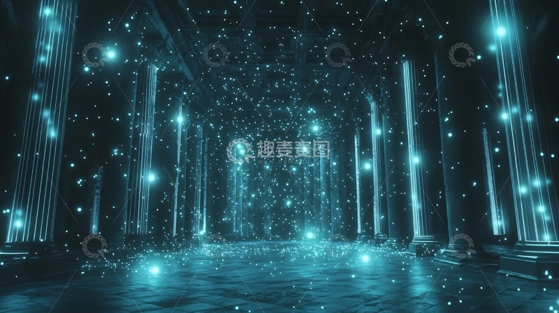 高清大图下载【趣麦麦图】黑暗蓝光通道