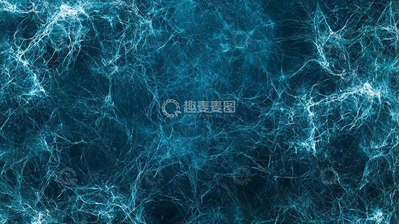 高清大图下载【趣麦麦图】深蓝色的能量脉络背景
