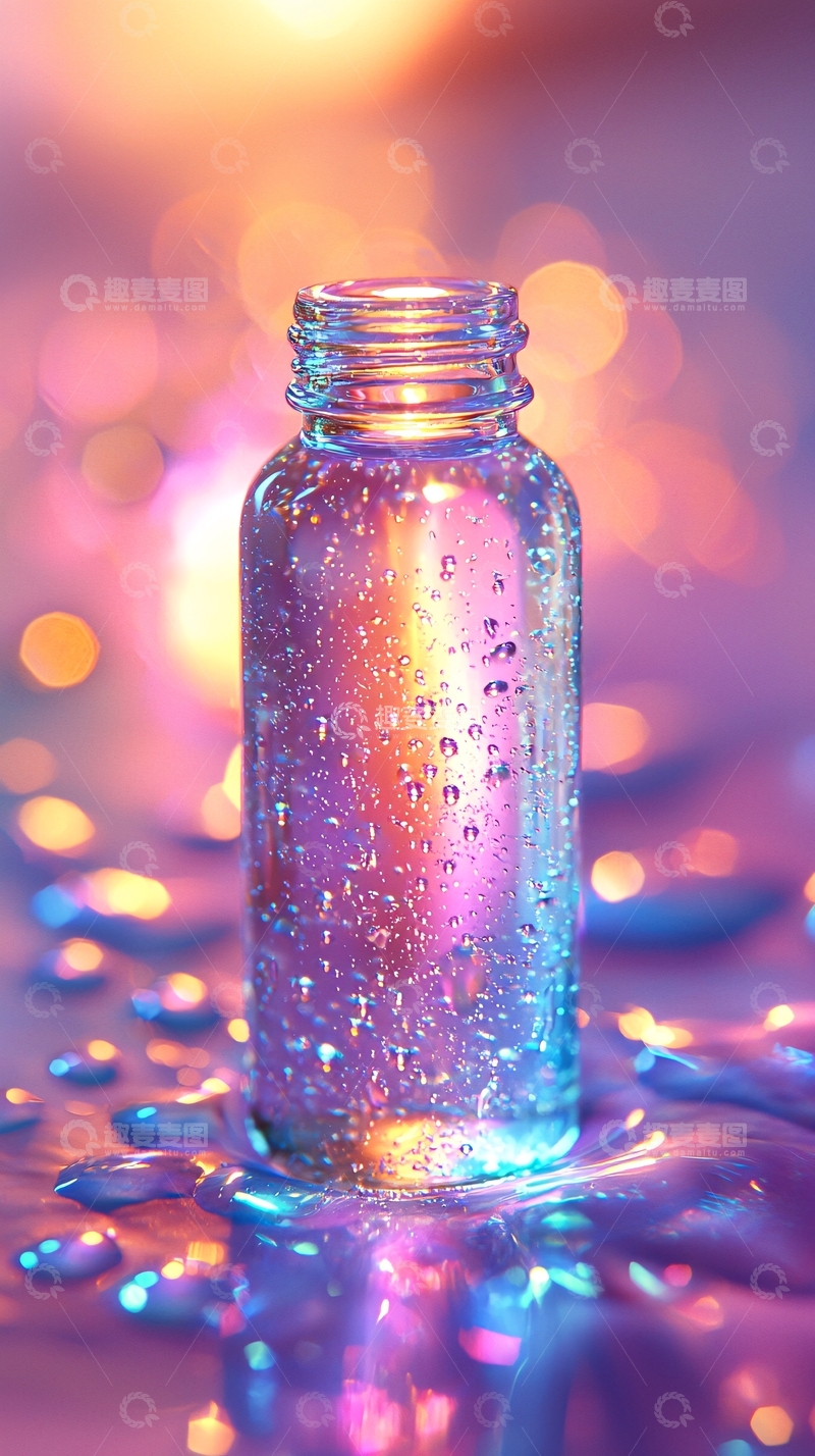 高清大图下载【趣麦麦图】梦幻玻璃瓶