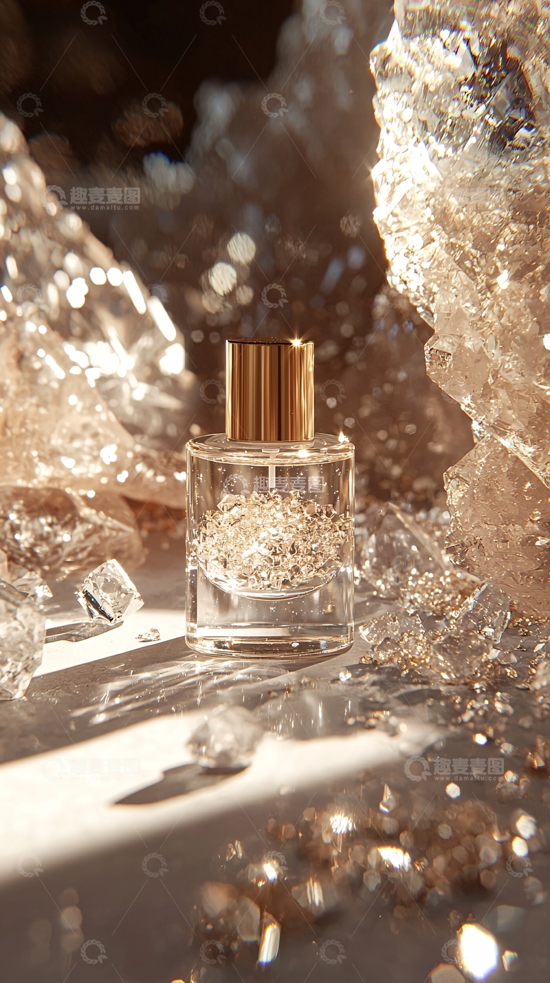 高清大图下载【趣麦麦图】水晶瓶香水
