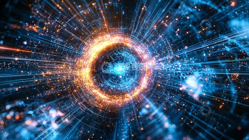 高清大图下载【趣麦麦图】抽象科技背景