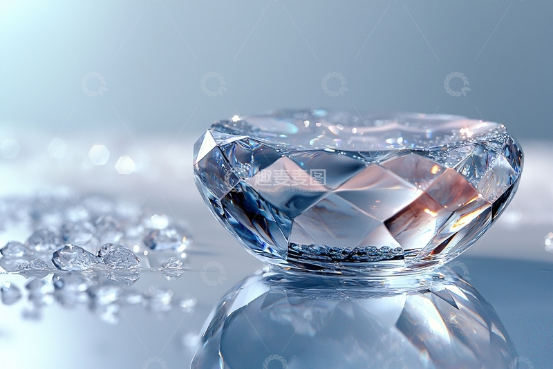 高清大图下载【趣麦麦图】晶莹剔透的钻石
