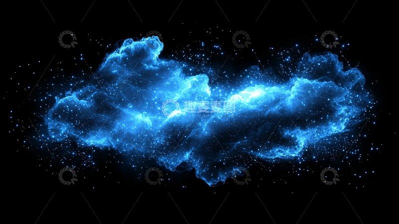 高清大图下载【趣麦麦图】蓝色星云