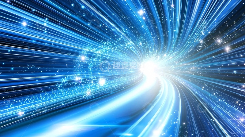 高清大图下载【趣麦麦图】光速隧道