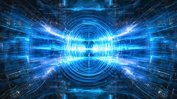 蓝色科技感背景6