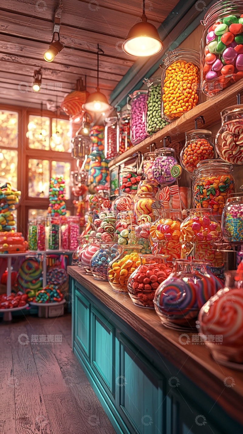 高清大图下载【趣麦麦图】糖果店