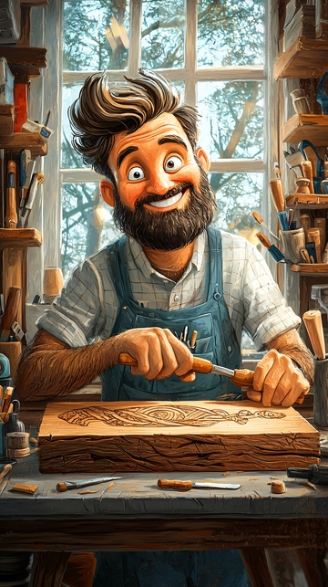 微笑木匠
