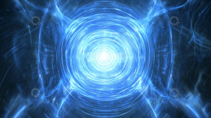 高清大图下载【趣麦麦图】蓝色能量漩涡