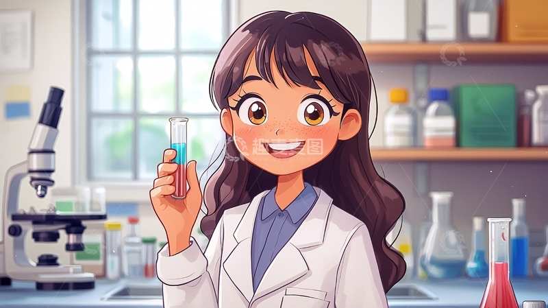 高清大图下载【趣麦麦图】卡通女生