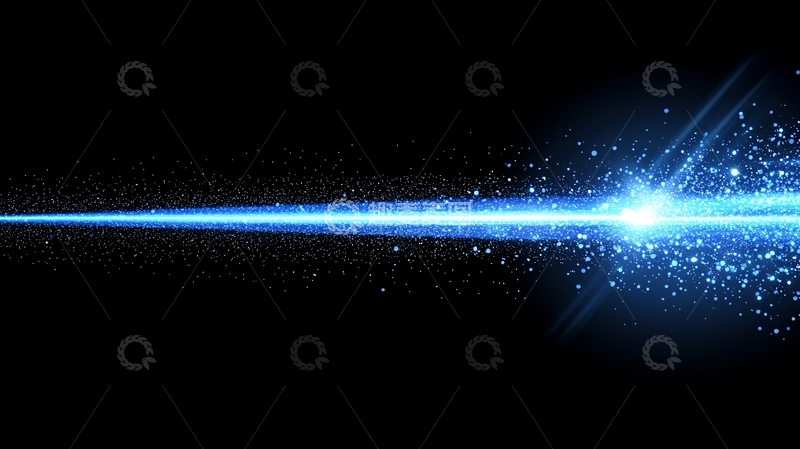 高清大图下载【趣麦麦图】蓝色光束