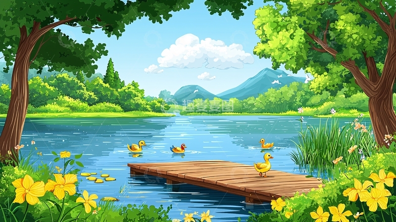 高清大图下载【趣麦麦图】卡通风格