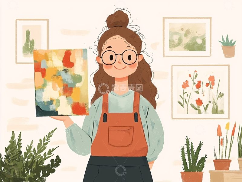 高清大图下载【趣麦麦图】女孩