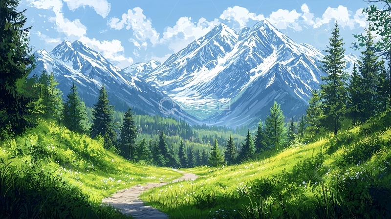 高清大图下载【趣麦麦图】雪山