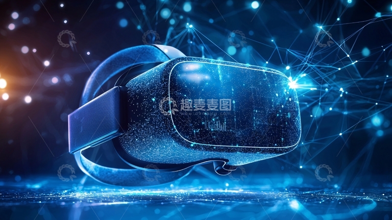 高清大图下载【趣麦麦图】未来科技感VR眼镜