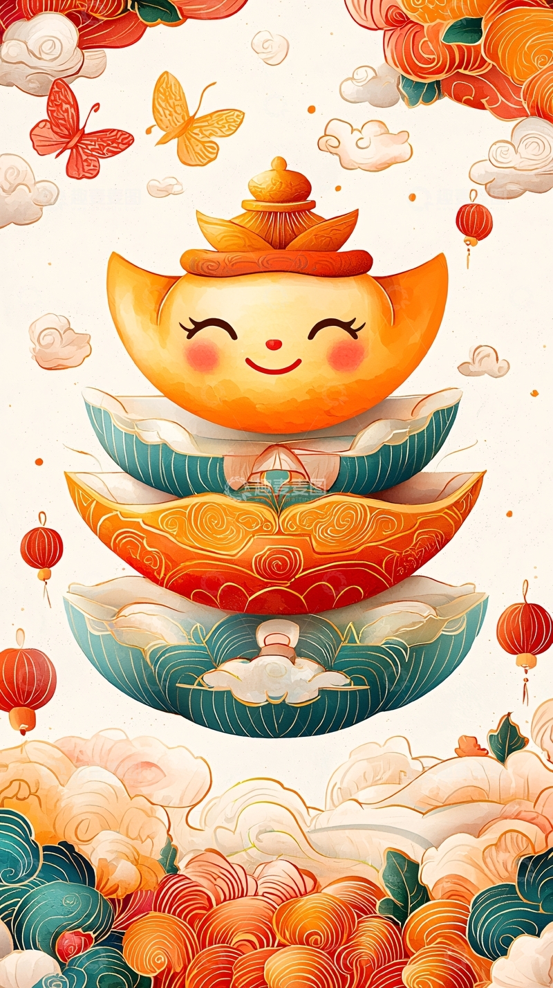 高清大图下载【趣麦麦图】卡通月亮