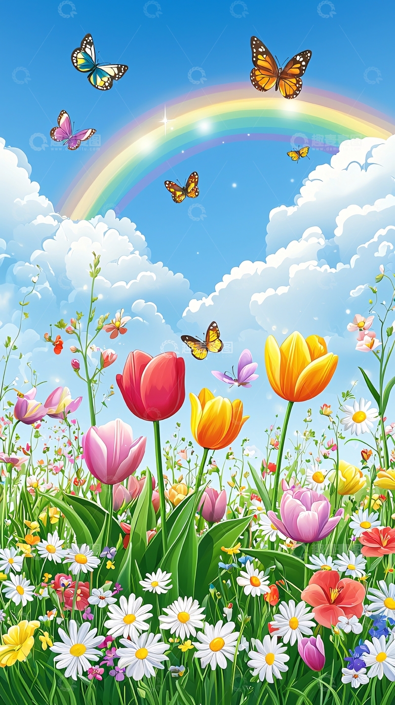 高清大图下载【趣麦麦图】彩虹