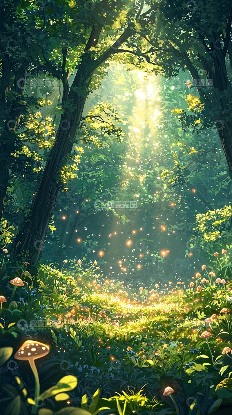 高清大图下载【趣麦麦图】梦幻森林
