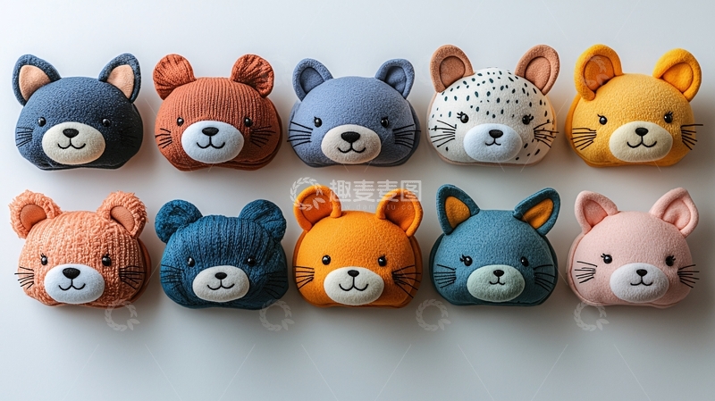 高清大图下载【趣麦麦图】卡通动物抱枕