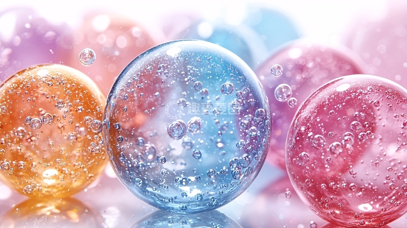 高清大图下载【趣麦麦图】彩色玻璃球