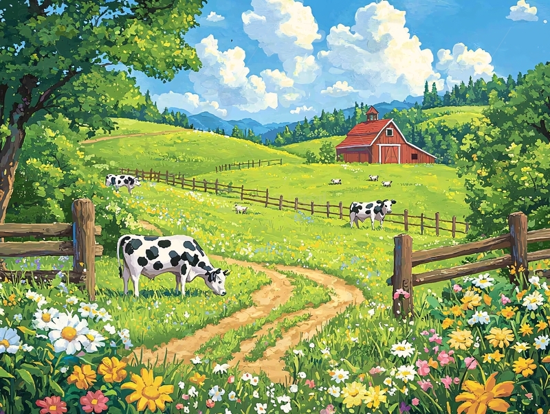 高清大图下载【趣麦麦图】田园风光233