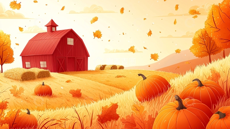 高清大图下载【趣麦麦图】秋季田园风光