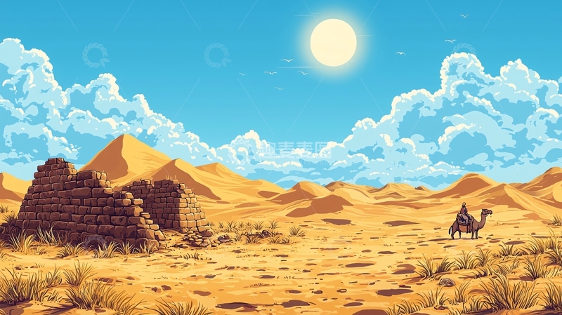 高清大图下载【趣麦麦图】沙漠风景