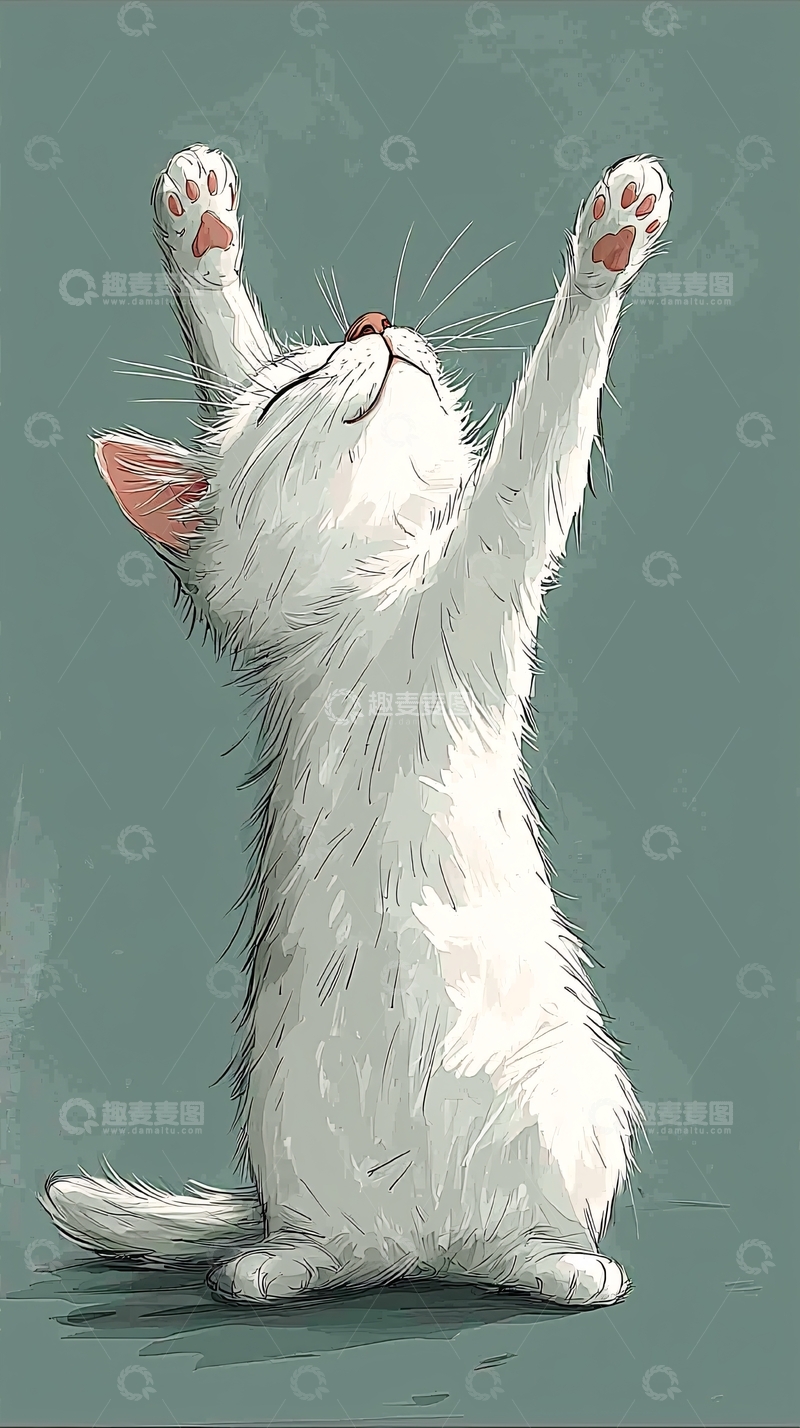 高清大图下载【趣麦麦图】可爱猫咪1