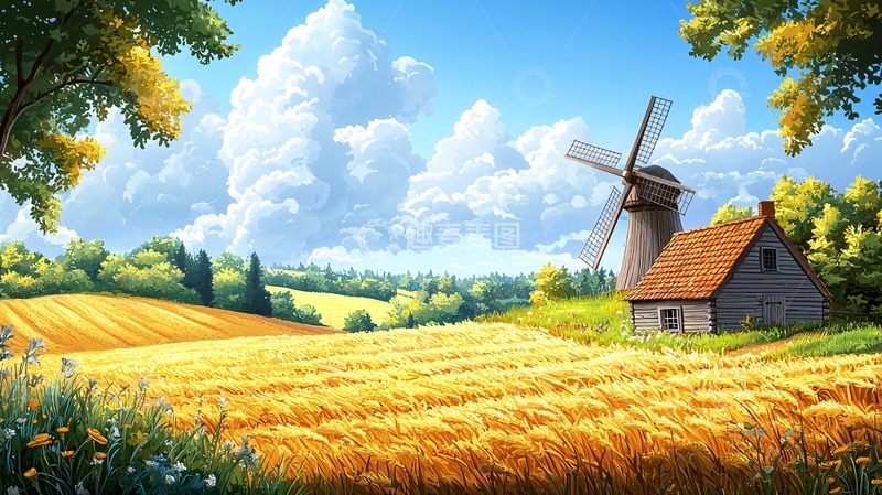 高清大图下载【趣麦麦图】田园风光235