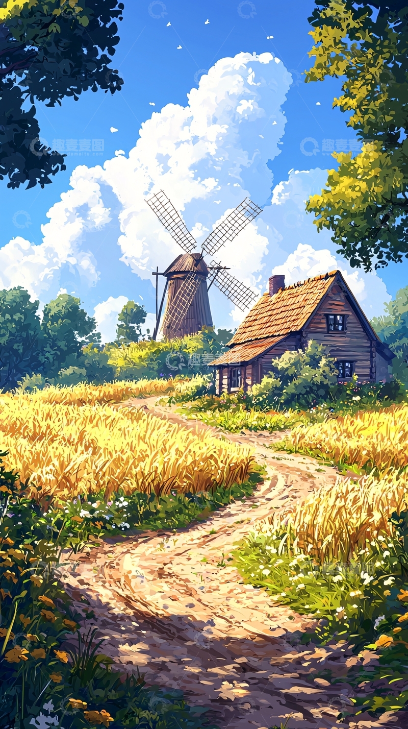 高清大图下载【趣麦麦图】田园风光236