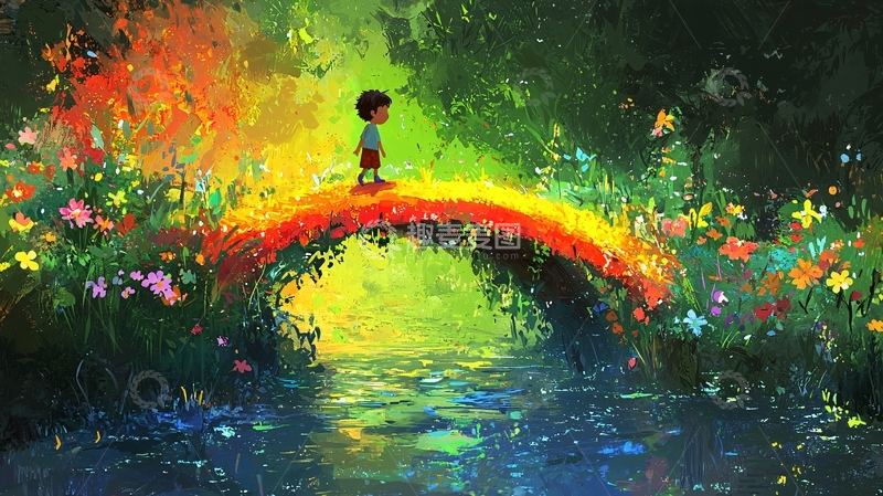 高清大图下载【趣麦麦图】彩虹桥