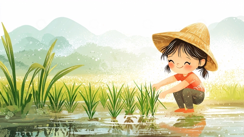 高清大图下载【趣麦麦图】插画